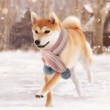 Dog Pet Woolen Neck Scarf