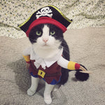 Pirate Cat and Dog Clothes Halloween Cosplay Costume