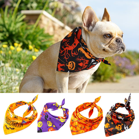 Dog Halloween Collar Bandana
