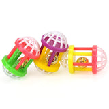 Interactive Toy Stick Feather Wand With Small Bell Mouse Cage