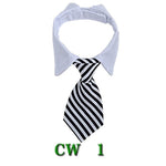 16 Styles Cat Adjustable Striped Tie for Small Medium Cat