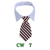 16 Styles Cat Adjustable Striped Tie for Small Medium Cat