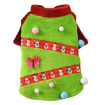 Snowman Stripe Puppy Dog Jacket Coat
