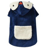Snowman Stripe Puppy Dog Jacket Coat