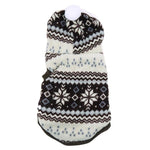 Snowflakes Printed Velvet Christmas Hoodie