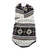 Snowflakes Printed Velvet Christmas Hoodie