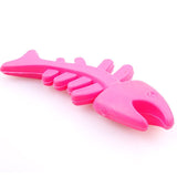 Cute Dog Chew Toy Rubber Fish Bone Shape