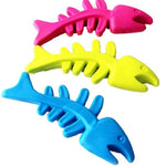 Cute Dog Chew Toy Rubber Fish Bone Shape