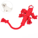 Rope Toy Weaving Duck Shape Bite-Resistant Dog Teething Toy