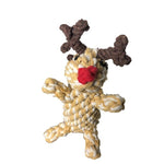 Rope Toy Weaving Duck Shape Bite-Resistant Dog Teething Toy