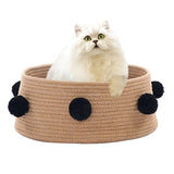 Nest Creative Pompom Decor Warm Pet Nest