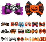20 Pieces Dog Halloween Hair Bows