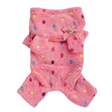 Coral Fleece Dog Hoodie