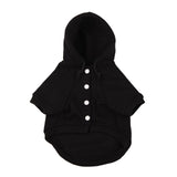 Small Dog Clothes Cute Fleece Pocket Cartoon Solid Hoodie