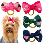50/100 Pieces Bowknot Dog Hair Bows