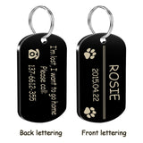 Metal Military Dog ID Tag Customized