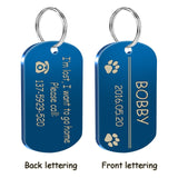 Metal Military Dog ID Tag Customized