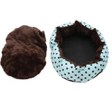 Soft Wool Point Design Pet Nest With Removable Mats Octagonal Shape Kennel Cat Dog Sofa Bed
