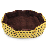 Soft Wool Point Design Pet Nest With Removable Mats Octagonal Shape Kennel Cat Dog Sofa Bed
