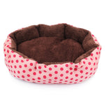 Soft Wool Point Design Pet Nest With Removable Mats Octagonal Shape Kennel Cat Dog Sofa Bed