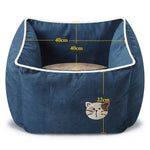 Warm Nest Soft Fleece Deep Sleep Windproof Pet Bed