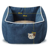 Warm Nest Soft Fleece Deep Sleep Windproof Pet Bed