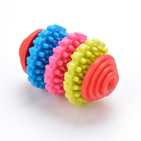 Puppy Dental Teeth Gums Bite-Resistant Colorful Natural Rubber Tooth Cleaning Tools For Dog
