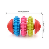 Puppy Dental Teeth Gums Bite-Resistant Colorful Natural Rubber Tooth Cleaning Tools For Dog